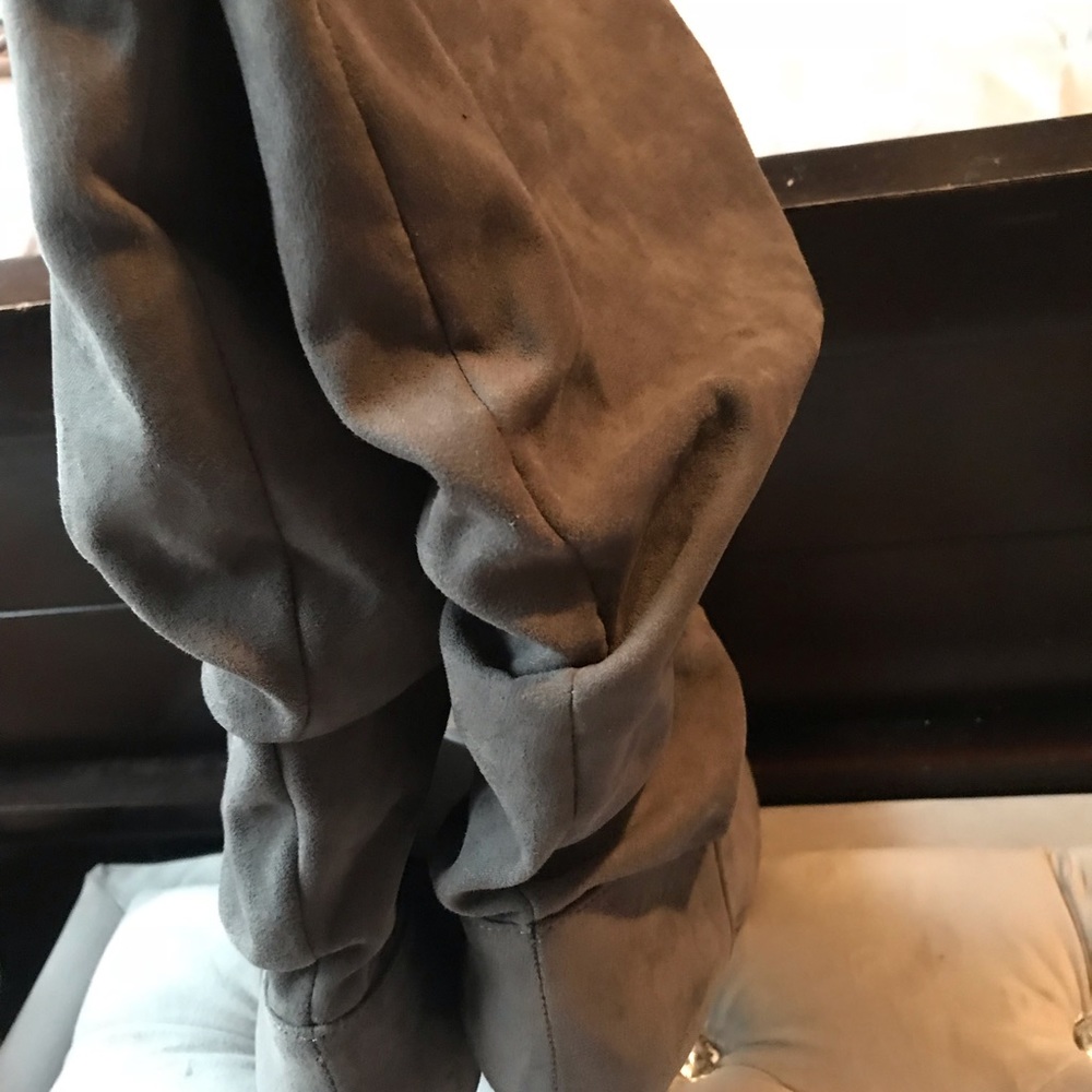 Cute grey boots